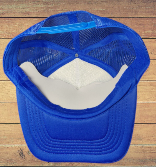 Birthday Hat Adjustable Snapback Trucker Hat Outdoors Hat Birthday Gift Hat Blue