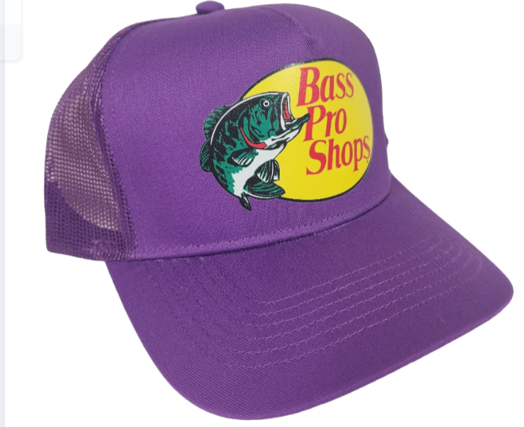 Bass Pro Shops Hat Baseball Hat Outdoors Adjustable Trucker Hat New Women