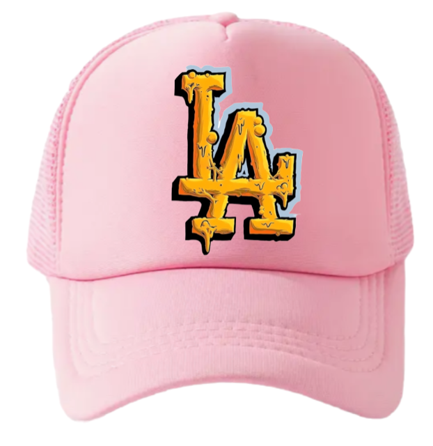 LA Dodgers Hat Adjustable Snapback Trucker Hat  Baseball Hat Los Angeles Heart