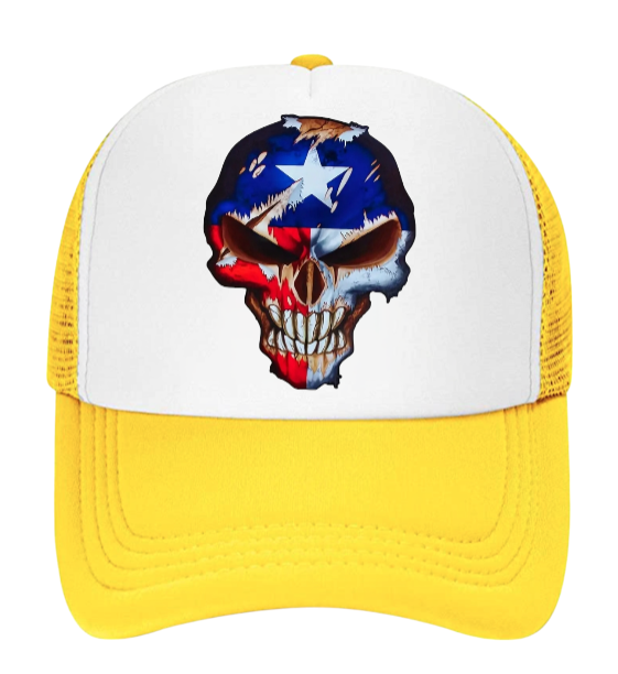 American Sniper Hat Adjustable Snapback Trucker Hat American Flag Skull Hat