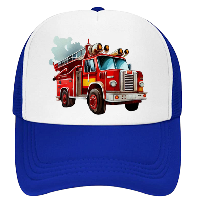 Truck Driver Hat Trucker Hat Outdoors Hat Fire Department Hat Fire Truck