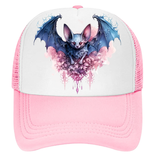 Red Eye Bat Baseball Hat Trucker Hat Adjustable Snapback Print Hat Unisex Hat