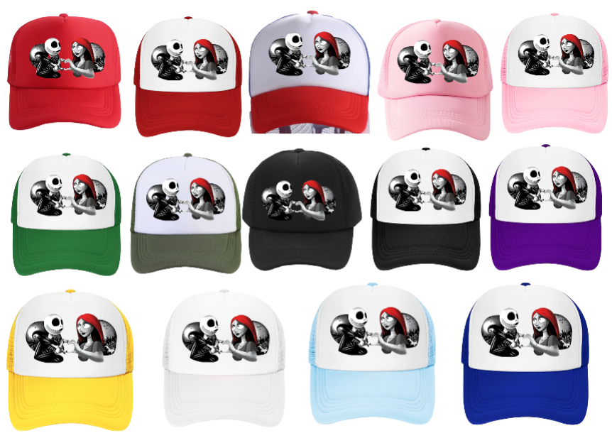 Christmas Hat Adjustable Trucker Hat Nightmare Before Christmas True Love Hat