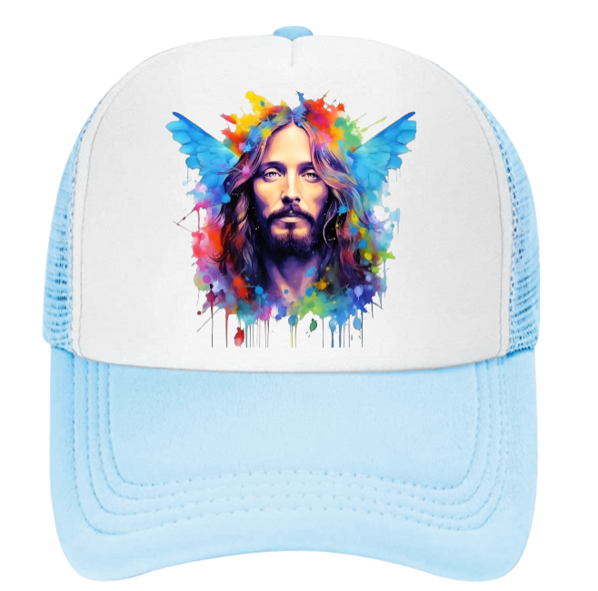 Jesus Hat Trucker Hat Outdoors Hat Religions Faith Jesus Wept Bible Verse Hat