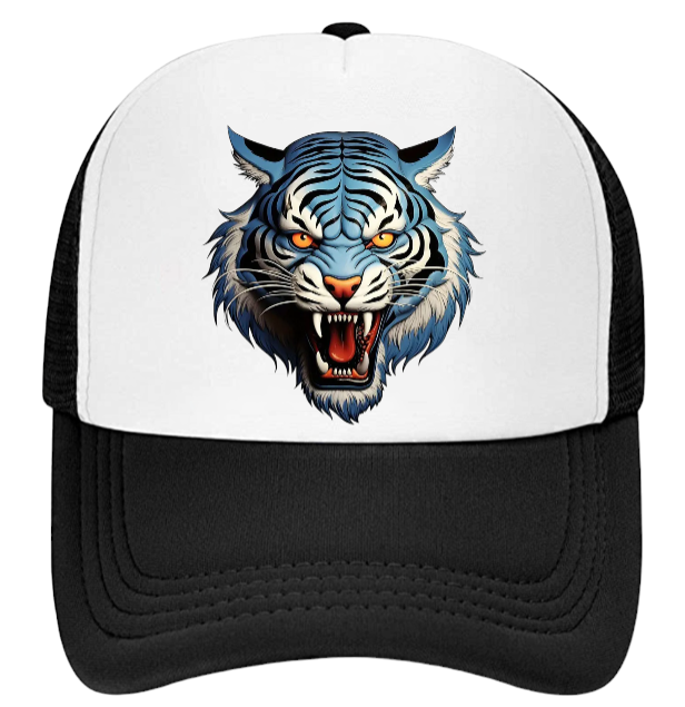 Wild Tiger Hat Baseball Hat Adjustable Snapback Trucker Hat Fierce Tiger Hat