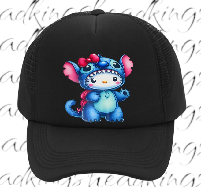 Anime Hat Ribbon Hat Adjustable Snapback Trucker Hat Anime Character Hat