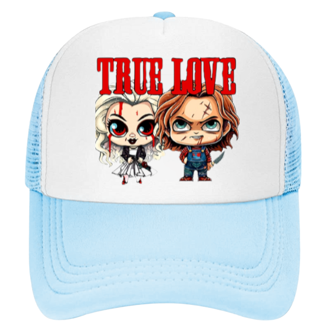 True Love Hat Chucky Killer Doll Hat Adjustable Snapback Trucker Hat Outdoor Hat