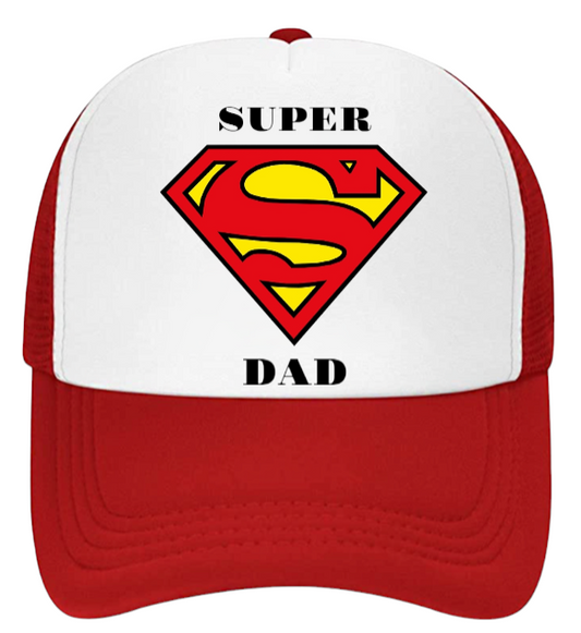 Super Mom Hat Super Dad Hat Couples Hat Adjustable Trucker Hat Gift for Mom Dad