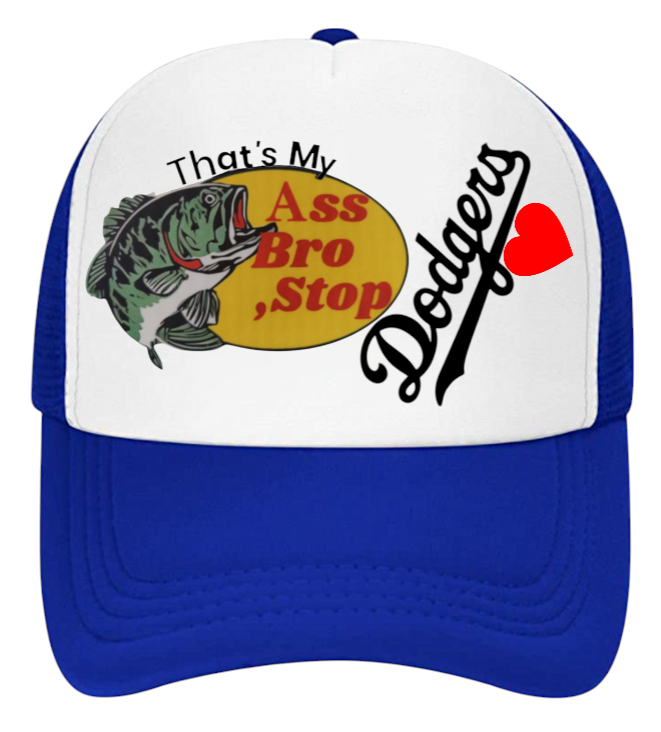 Los Angeles Hat Adjustable Snapback Trucker Hat Outdoors Fishing Hat Dodgers Hat