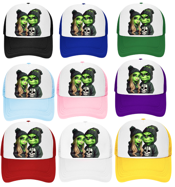 Santa Hat Adjustable Snapback Trucker Hat Santa Gift Elf Deer Christmas Gift Hat