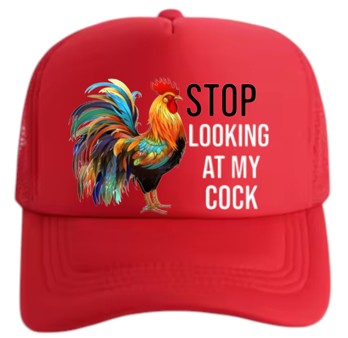 Chicken Hat Adjustable Snapback Trucker Hat Cock Rooster Hat Animal Lover Gift