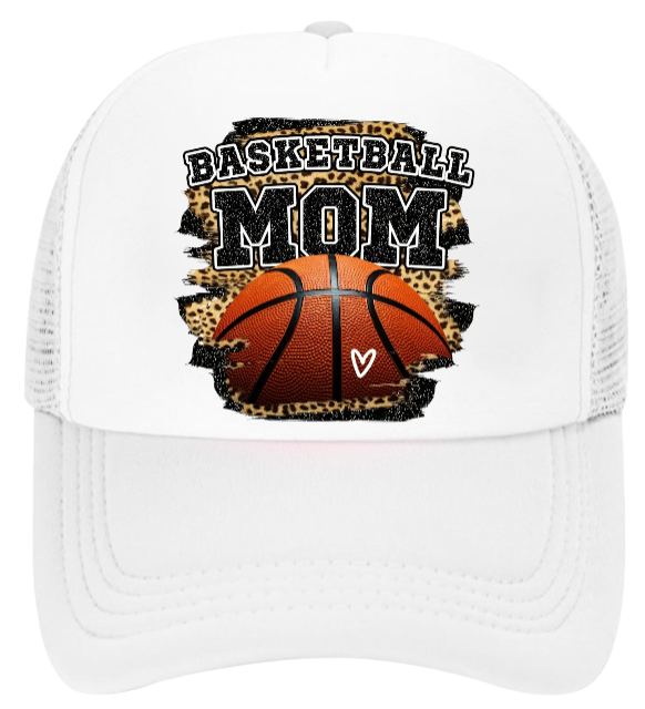 Basketball Hat Trucker Adjustable Hat Snapback Women Hat Basketball Mom Hat