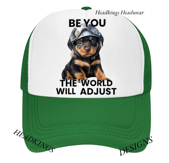 Dog Hat Adjustable Snapback Trucker Hat Be You The World Will Adjust Outdoor Hat