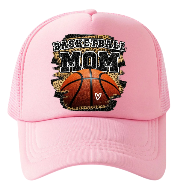 Basketball Hat Trucker Adjustable Hat Snapback Women Hat Basketball Mom Hat