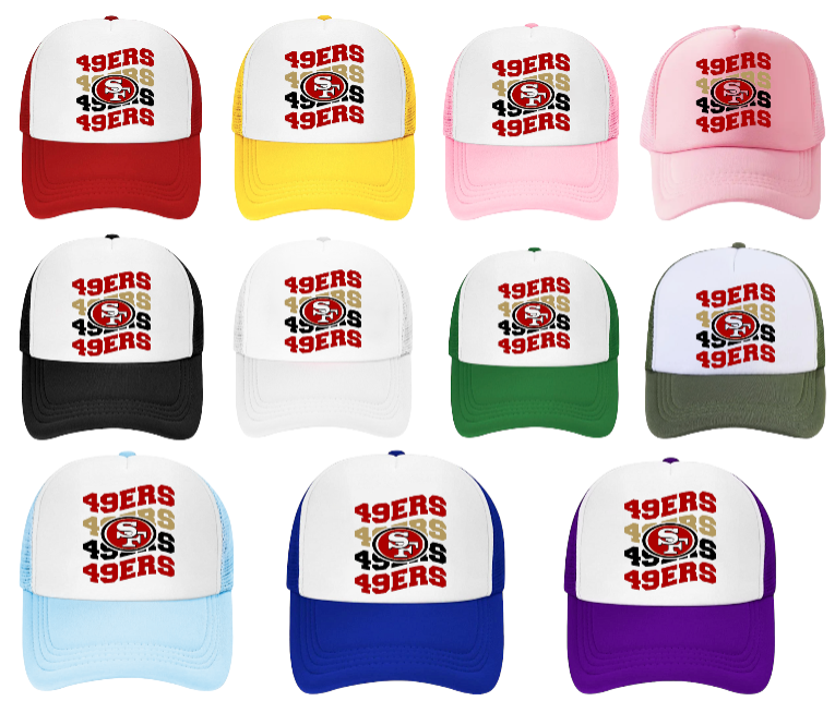 49 Football Hat Adjustable Snapback Trucker Hat Football Season Hat