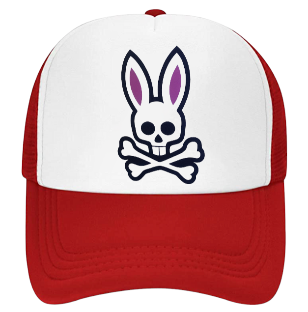 Bunny Hat Adjustable Snapback Trucker Hat Bunny Skull Bunny Skeleton Hat