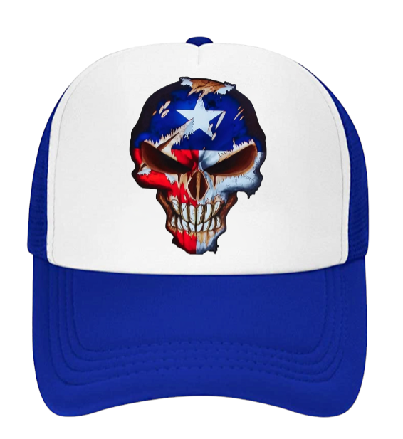 American Sniper Hat Adjustable Snapback Trucker Hat American Flag Skull Hat