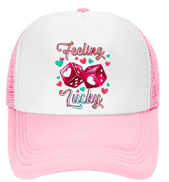 Gaming Hat Adjustable Snapback Trucker Hat Gambling Casino Feeling Lucky Hat