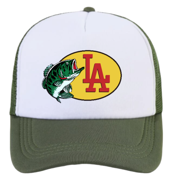 Los Angeles Hat Adjustable Snapback Trucker Hat Outdoors Fishing Hat Dodgers Hat