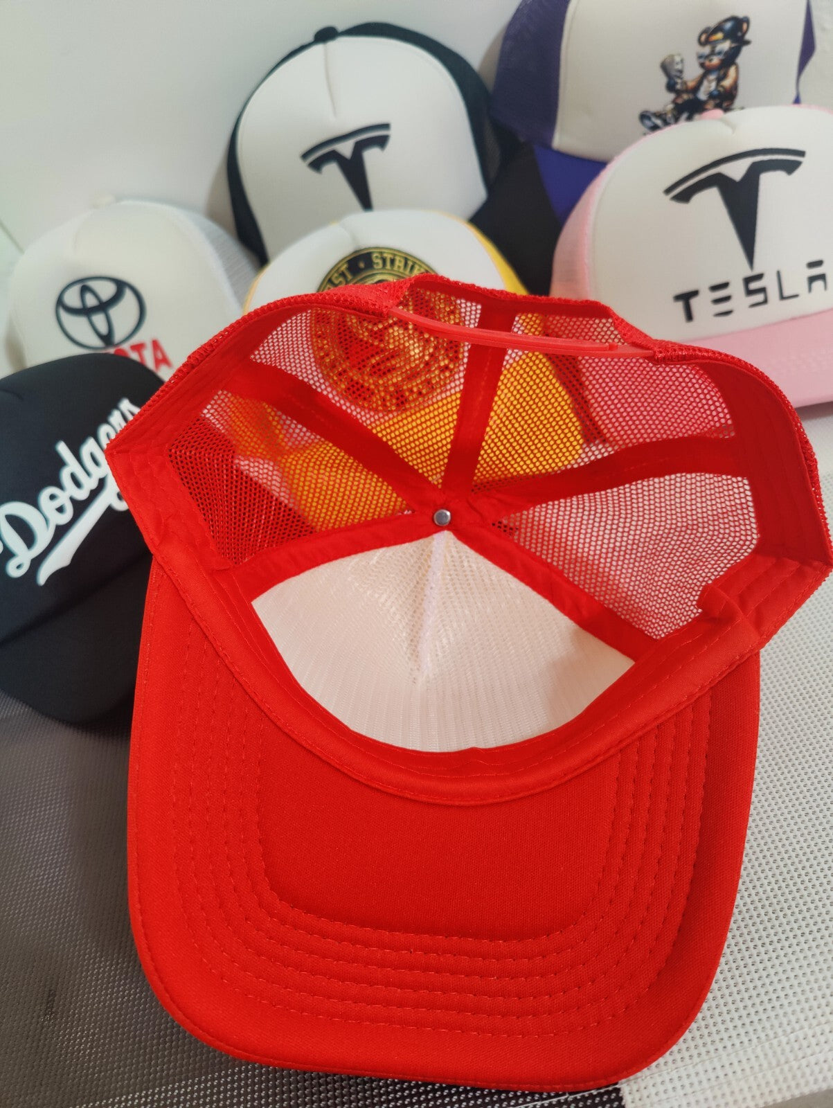 Lamborghini Hat Adjustable  Snapback Trucker Hat Gangster Bull Lambo Custom Hat
