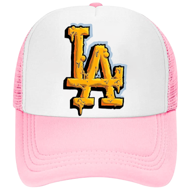 LA Dodgers Hat Adjustable Snapback Trucker Hat  Baseball Hat Los Angeles Heart
