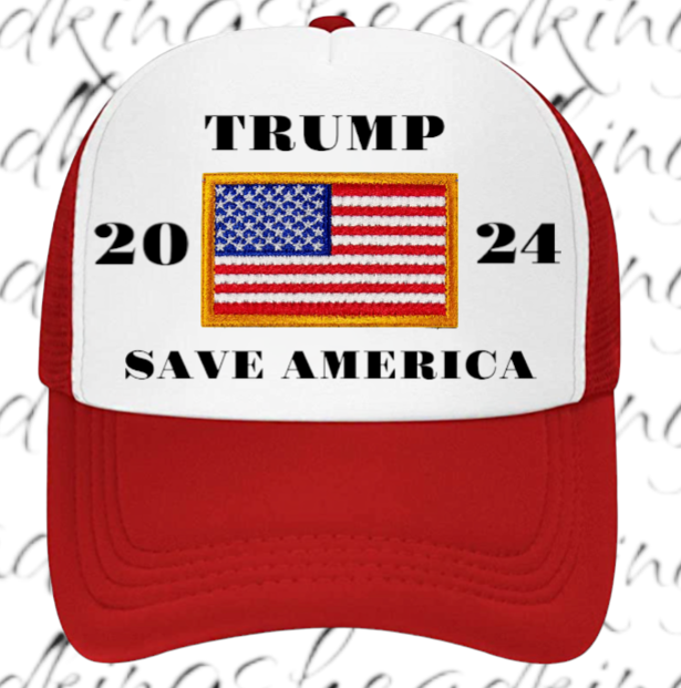 Trump Hat Trucker Hat Adjustable Snapback Make America Great Again 2024 MAGA