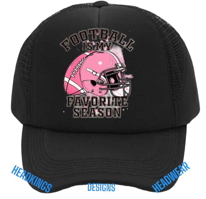 Football Season Hat Adjustable Snapback Trucker Hat Football Love Football Hat