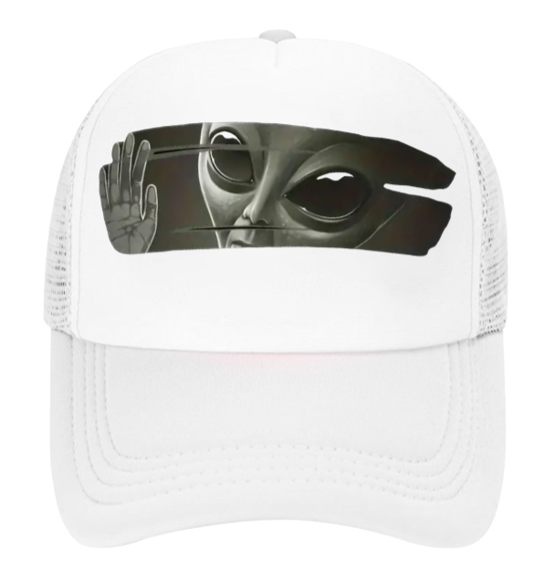 Alien Zombie's Adjustable Snapback Trucker Hat Scary Scary Alien Family Hat