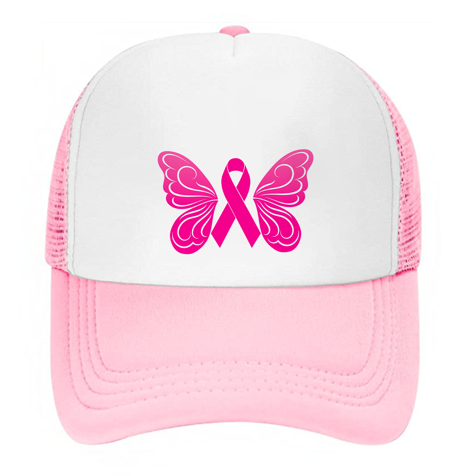 Cancer Hat Adjustable Snapback Trucker Hat Fight Cancer Butterfly Faith Believe