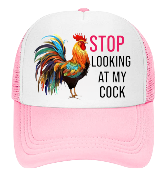 Chicken Hat Adjustable Snapback Trucker Hat Cock Rooster Hat Animal Lover Gift