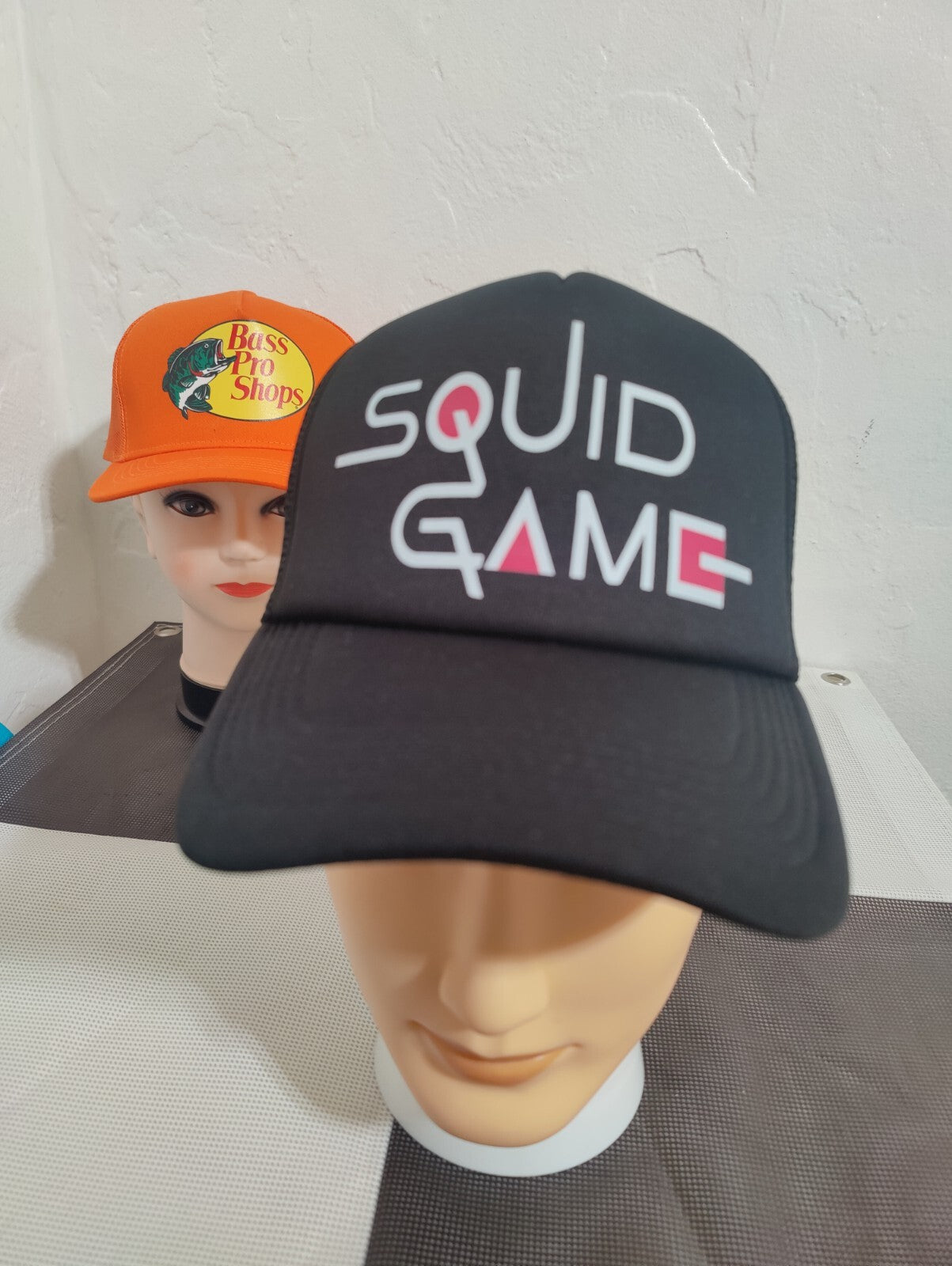 Squid Game Hat Adjustable Snapback Trucker Hat Pretty Killer Doll Red Light Hat