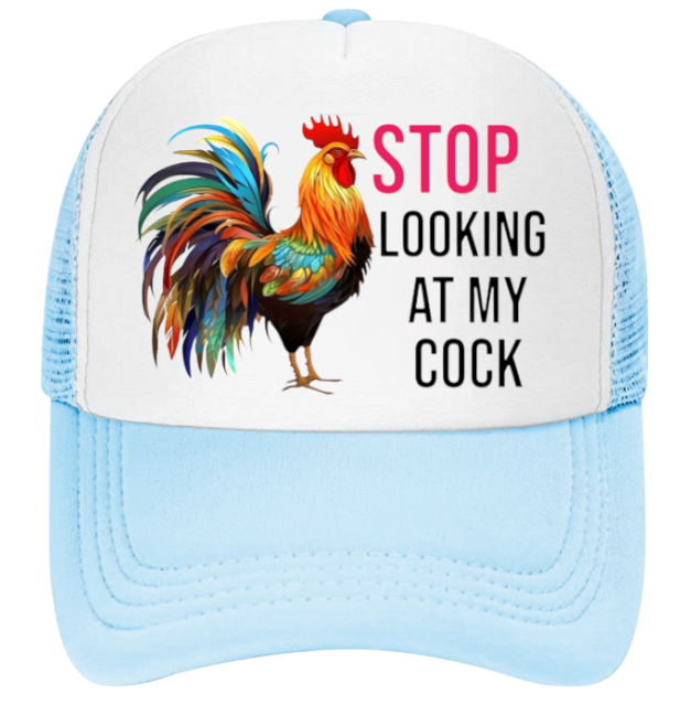 Chicken Hat Adjustable Snapback Trucker Hat Cock Rooster Hat Animal Lover Gift