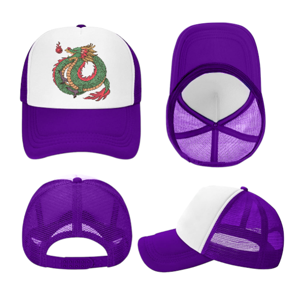 Dragon Hat Baseball Hat Trucker Hat Adjustable Snapback Hat Danger Fire Dragon
