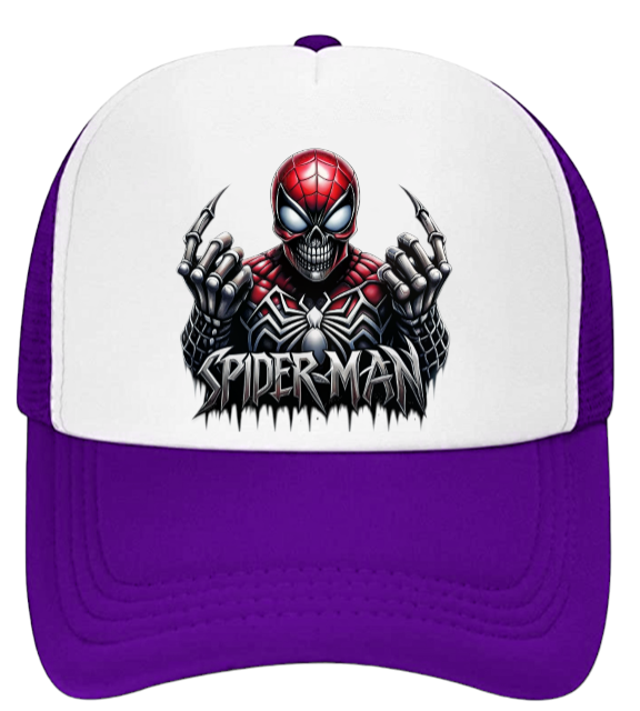 Spiderman Hat Adjustable Snapback Trucker Hat Spider Web Spiderman Superhero Hat