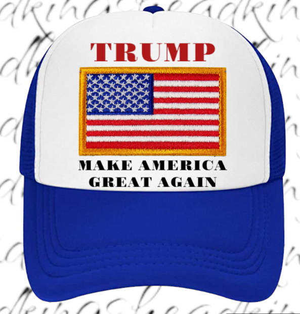 Trump Hat Trucker Hat Adjustable Snapback Make America Great Again 2024 MAGA