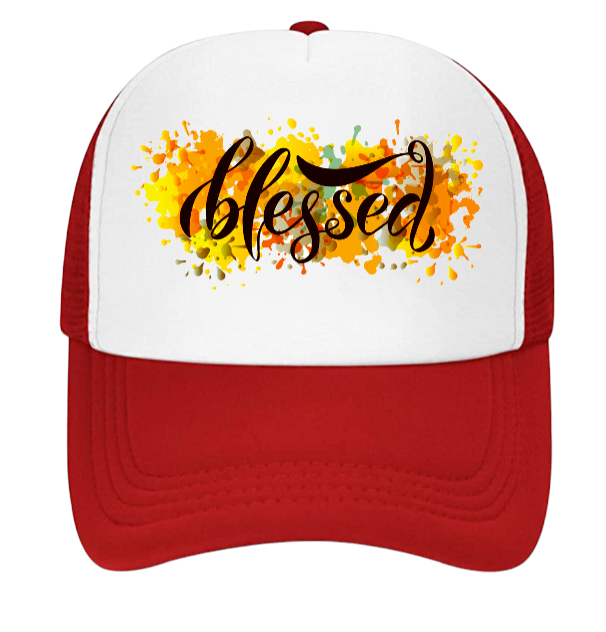 Blessed Hat Baseball Hat Trucker Hat Adjustable Snapback Floral Blessings Hat