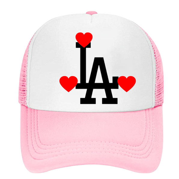Dodgers Baseball Hat  Adjustable Snapback Trucker Hat Dodgers Zebra Love Hat