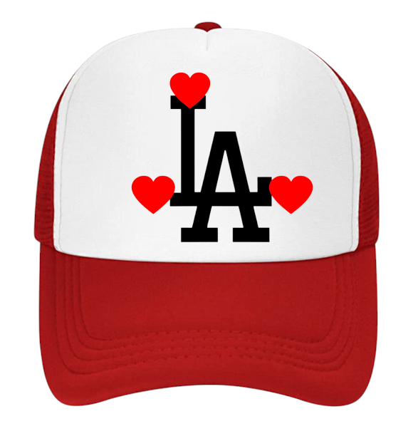 Dodgers Baseball Hat  Adjustable Snapback Trucker Hat Dodgers Zebra Love Hat