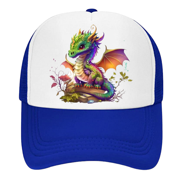 Cute Dragon Hat Fire Dragon Baseball Hat Adjustable Snapback Hat Unisex Snapback