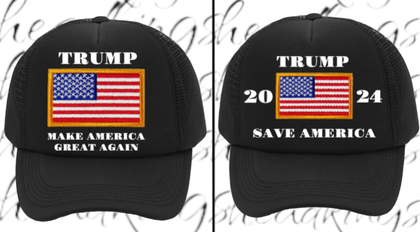 Trump Hat Trucker Hat Adjustable Snapback Make America Great Again 2024 MAGA