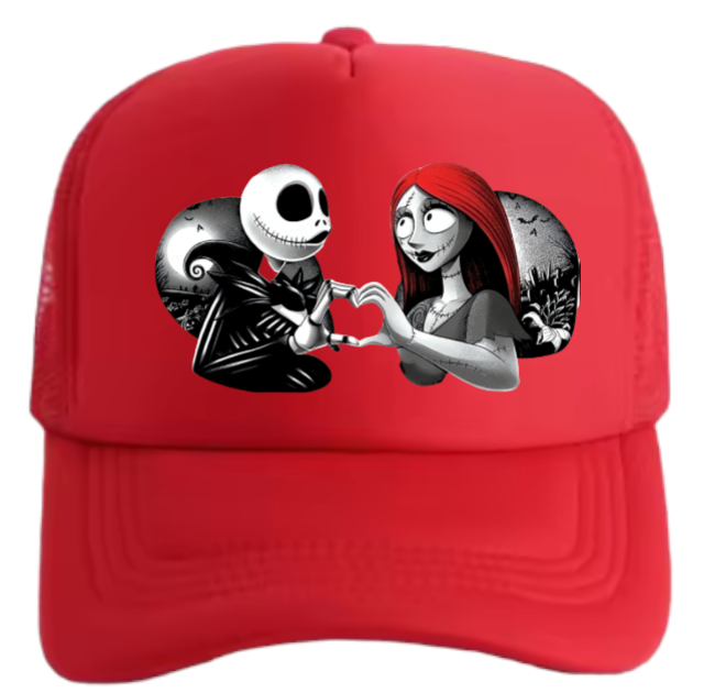 Christmas Hat Adjustable Trucker Hat Nightmare Before Christmas True Love Hat