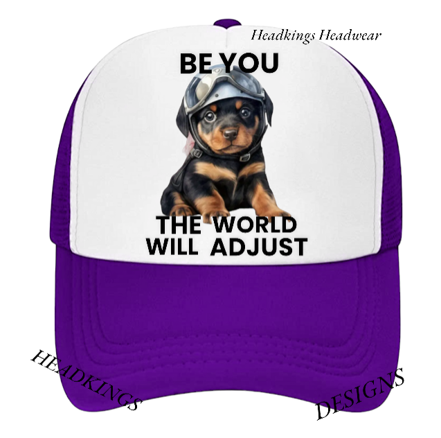 Dog Hat Adjustable Snapback Trucker Hat Be You The World Will Adjust Outdoor Hat