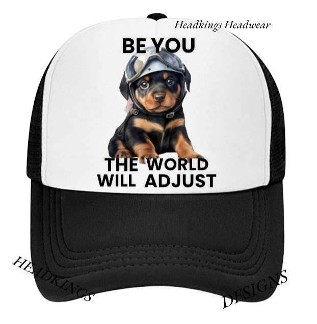 Dog Hat Adjustable Snapback Trucker Hat Be You The World Will Adjust Outdoor Hat