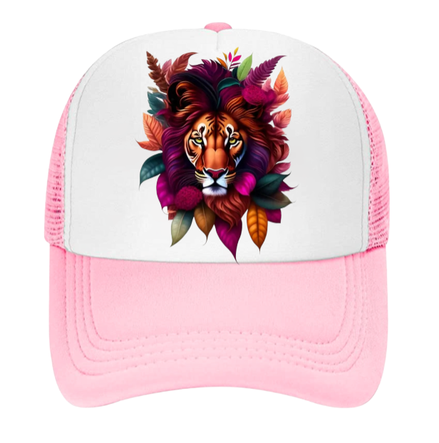 Lion Hat Adjustable Snapback Trucker Hat Lion King Hat King of Jungle Safari Hat