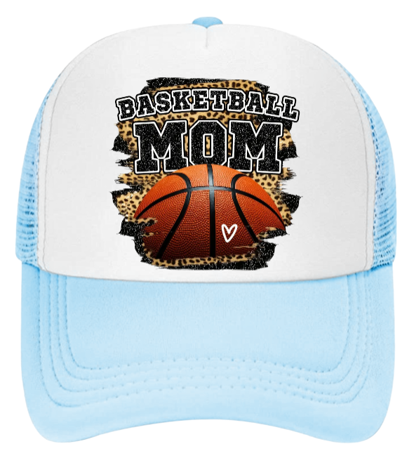 Basketball Hat Trucker Adjustable Hat Snapback Women Hat Basketball Mom Hat