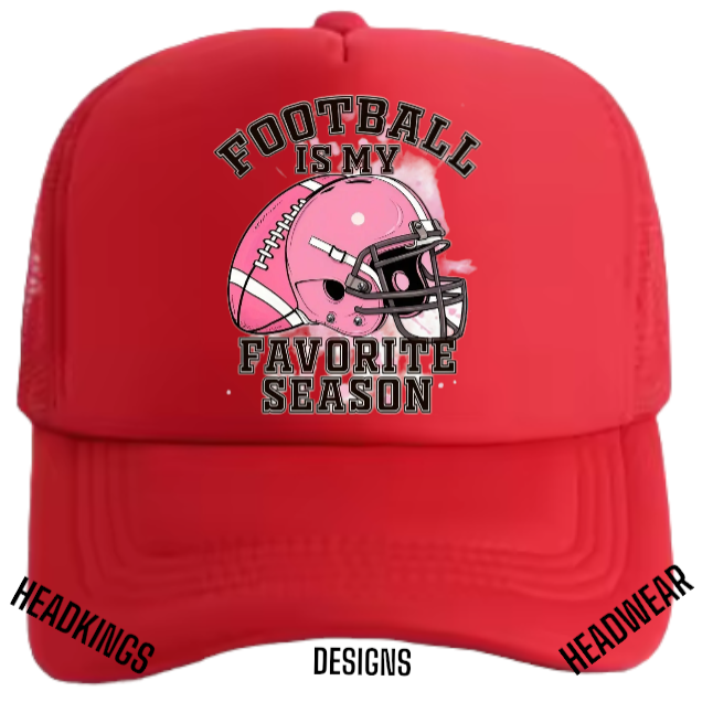 Football Season Hat Adjustable Snapback Trucker Hat Football Love Football Hat