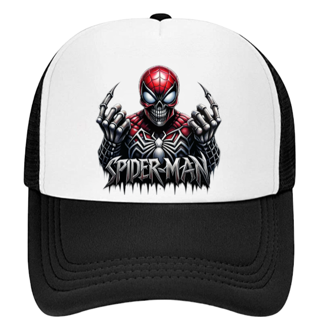 Spiderman Hat Adjustable Snapback Trucker Hat Spider Web Spiderman Superhero Hat