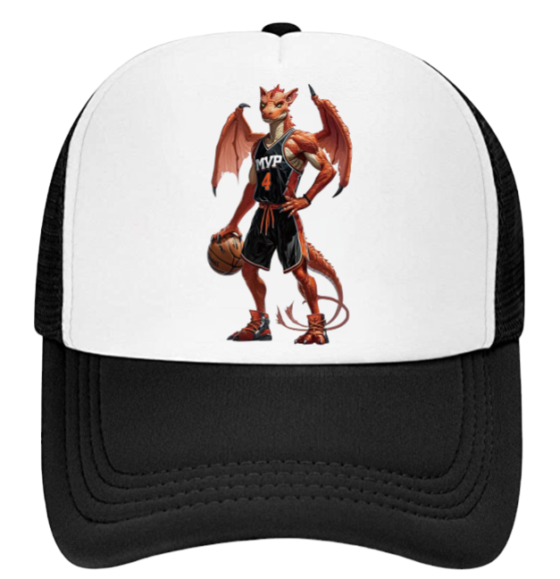Basketball Dragon Hat Trucker Hat Adjustable Hat Unisex Hat Snapback MVP Hat