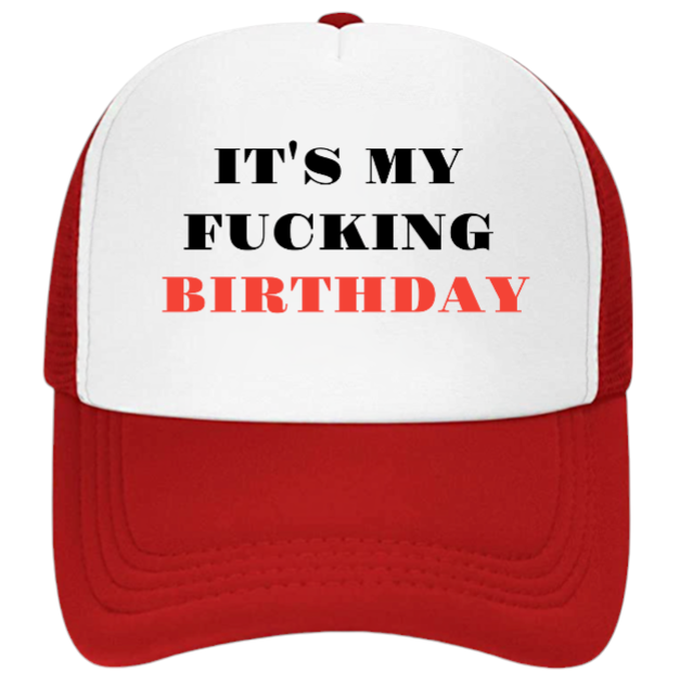 Birthday Hat Adjustable Snapback Trucker Hat Outdoors Funny Hat Birthday Gift