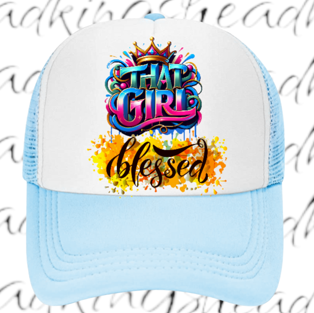 Blessed Hat Adjustable Snapback Trucker Hat That Blessed Girl Hat Woman Hat